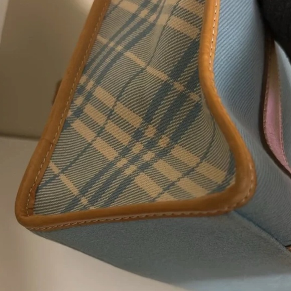 Burberry London Blue Label Canvas Handbag - EUC - Picture 6 of 8